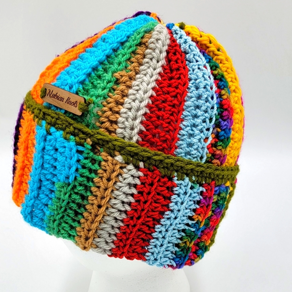 Crochet Scrappy Beanies